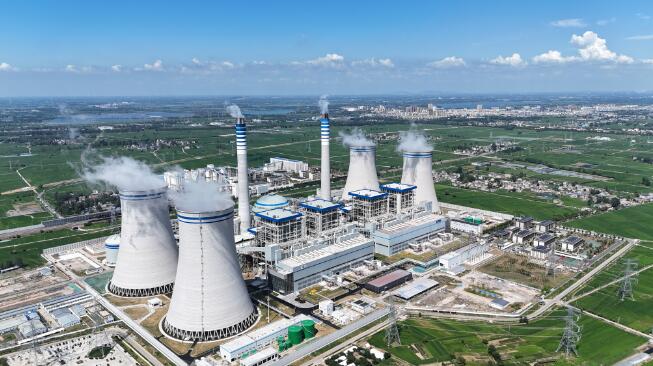 中国能建建筑集团承建的淮南潘集二期电厂4号机组投产