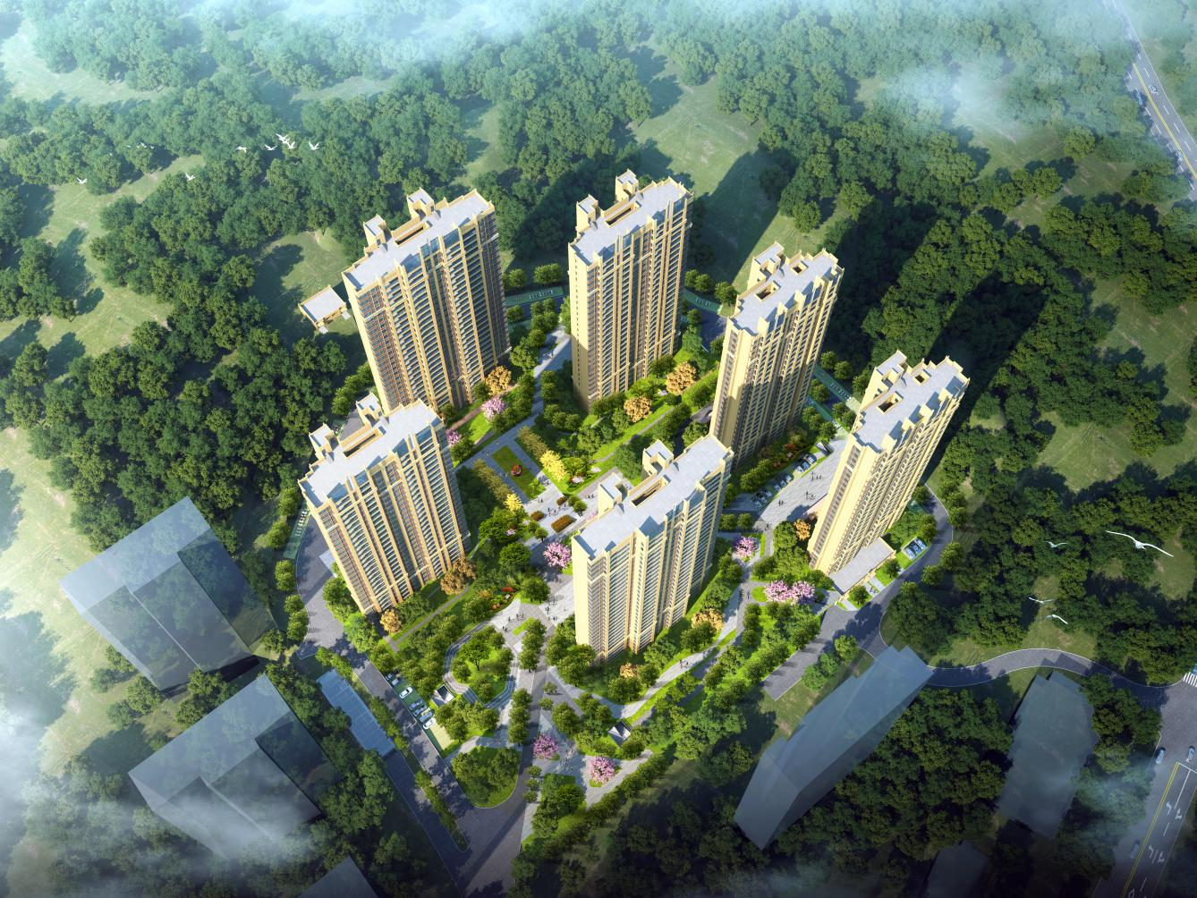 中国能建葛洲坝生态环保公司中标三峡花苑二期园林绿化工程