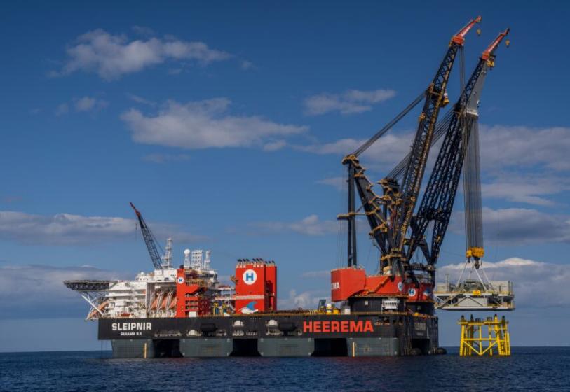 苏格兰Inch Cape海上风电场完成关键基础设施安装