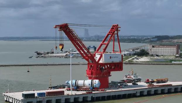 重量级“蒸汽管家”入驻，廉江核电1号机组关键设备运抵现场