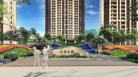 【中国新闻网】湖北宜昌三峡花苑二期项目室外园林工程建设全面启动