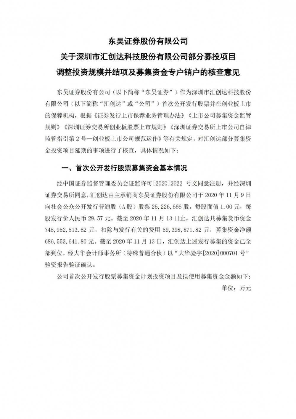 汇创达拟结项动力电池项目