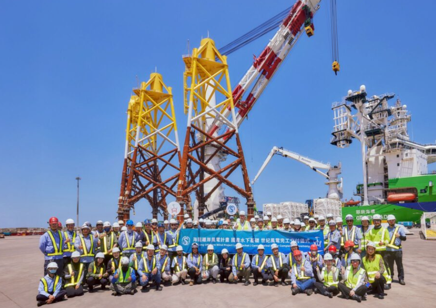 世纪风电完成台湾海龙海上风电项目基础交付 助力风电国产化