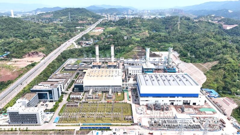 中国能建中电工程西南院总承包的达州燃气电站二期3号机组投产
