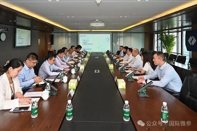 唐玉华会见上海电气风电集团党委副书记、总裁王勇一行，加强海外风电业务合作