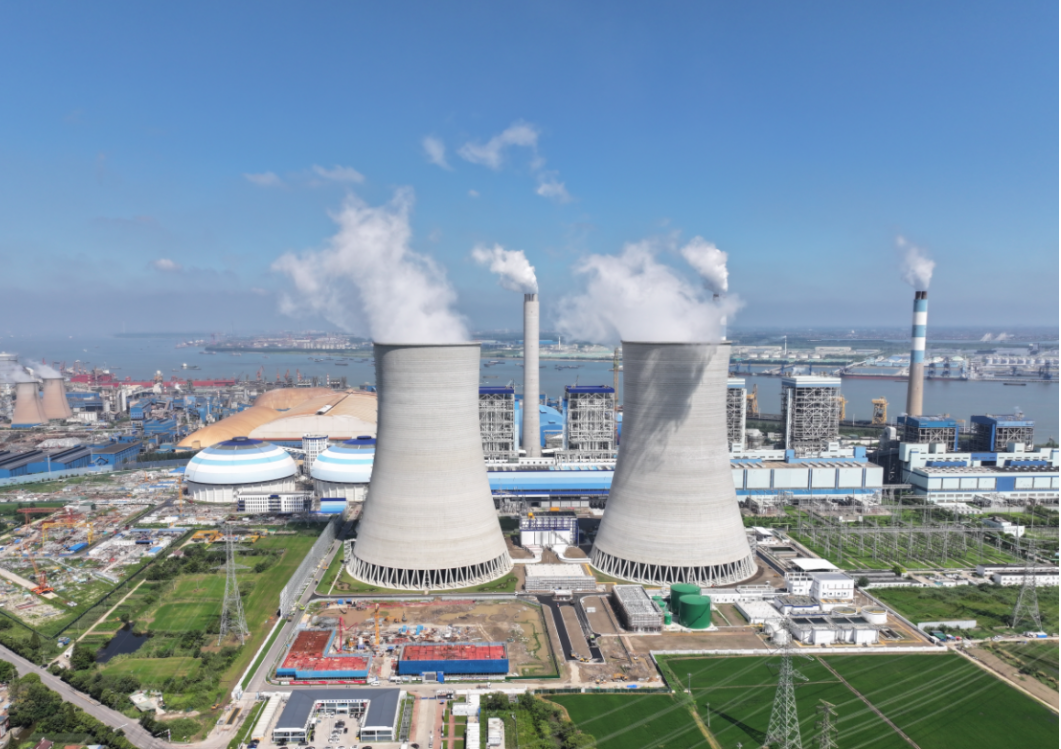 国信沙洲2×100万千瓦机组扩建项目1号机组投产发电