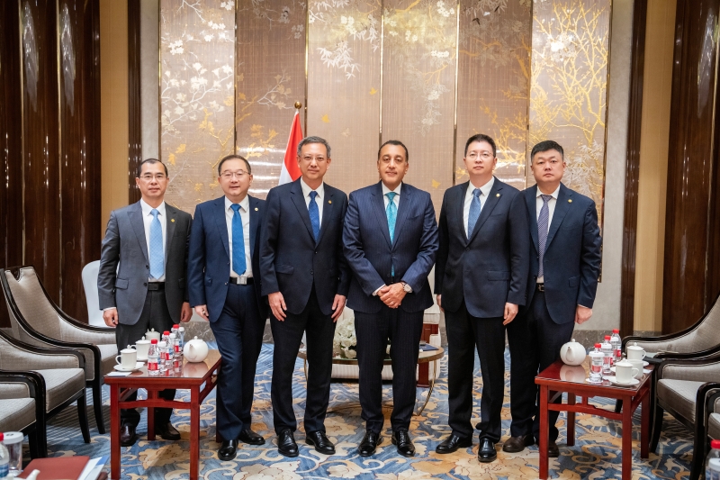 倪真拜会埃及总理马德布利