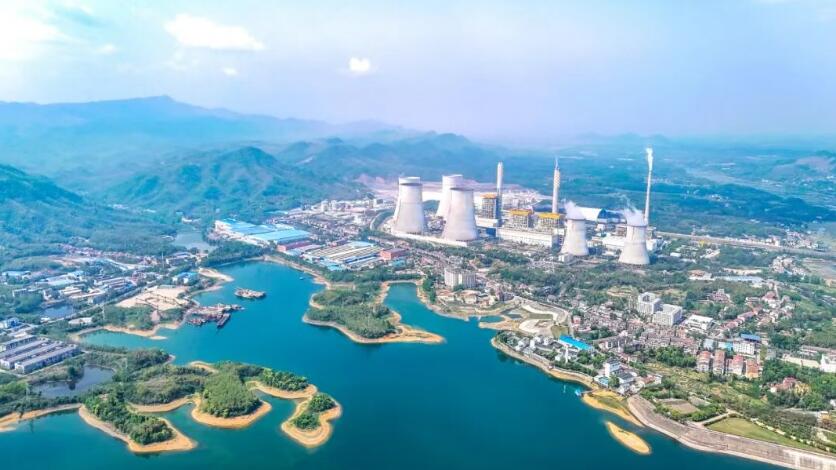 华润电力蒲圻三期2×1000兆瓦超超临界燃煤发电项目5号机组正式投入运行