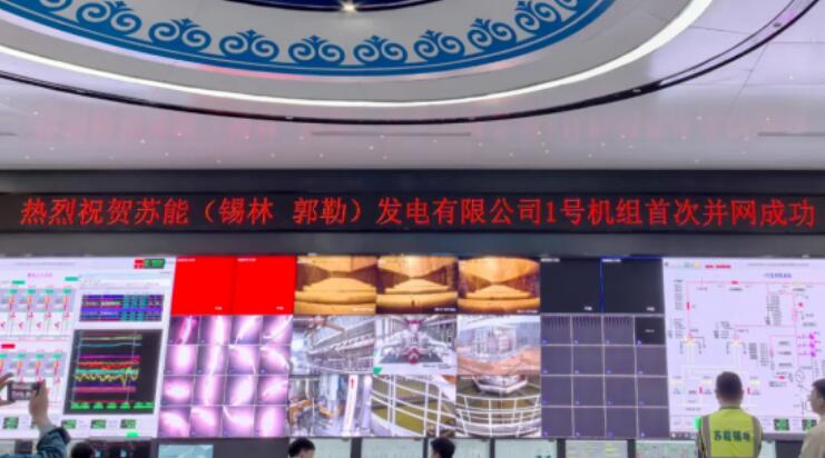 国内首台百万褐煤发电机组并网成功