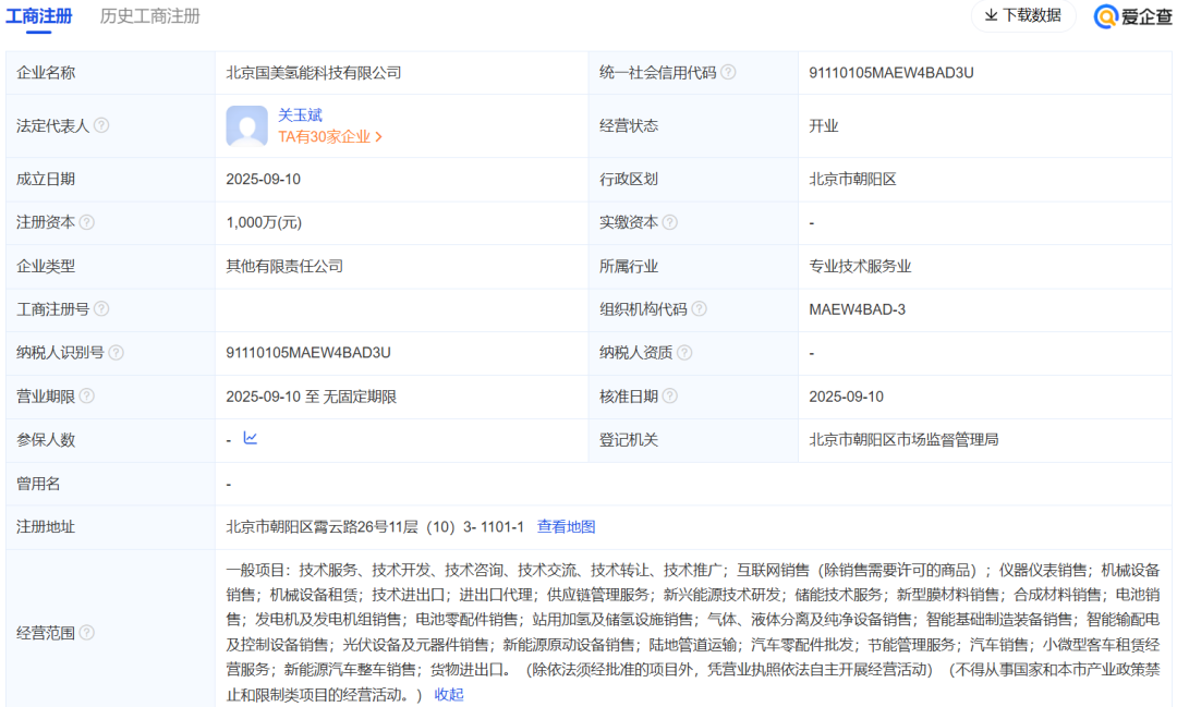 国美跨界！布局氢能领域