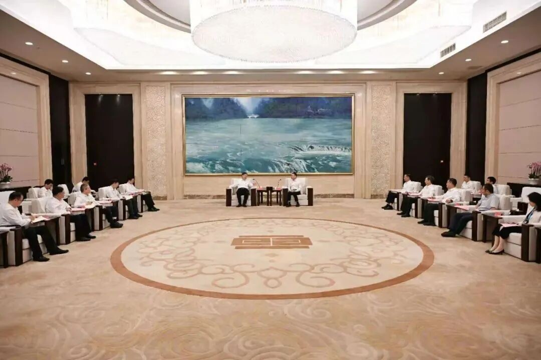 中国华能温枢刚与宁德市委书记张永宁会谈