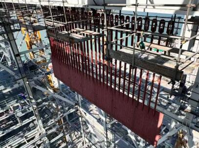 浙江金塘项目2号锅炉受热面顺利开吊