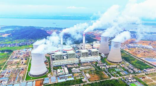 中国能建广东火电承建的国能神华九江电厂2台1000兆瓦二期扩建工程4号机组并网