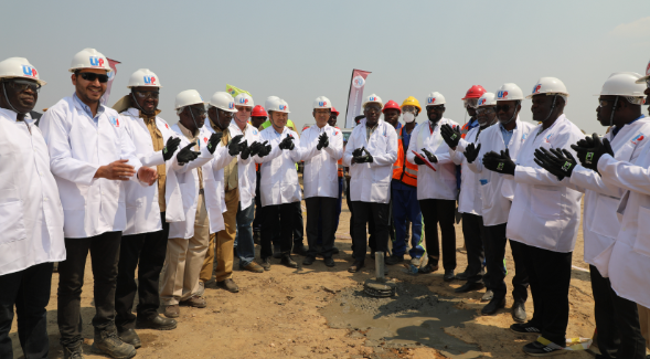 中国电建承建赞比亚卢森发太阳能光伏项目奠基