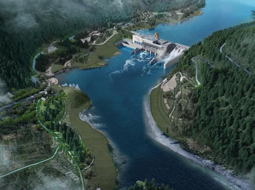 亚洲单机最大灯泡贯流式机组电站进入全面建设阶段