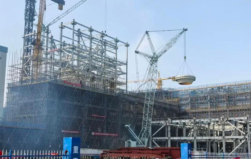 任丘热电二期2X350兆瓦热电联产项目实现关键节点“双突破”