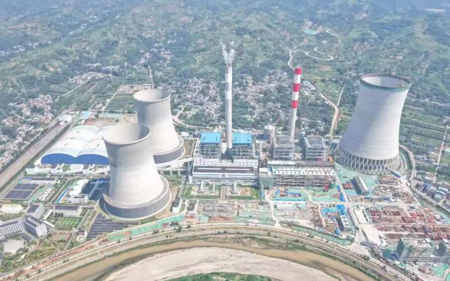 商洛二期项目2×660兆瓦工程烟囱钢内筒顺利双到顶