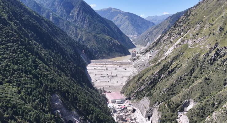 双江口水电站启动二期蓄水