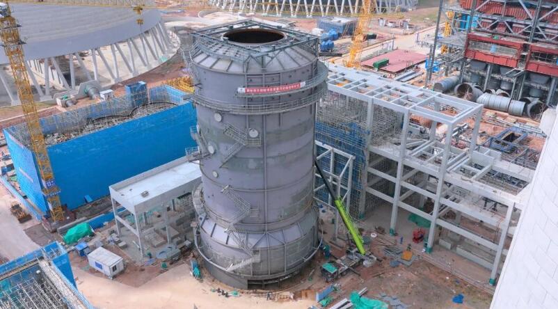 陕投信丰能源2×1000MW机组工程脱硫吸收塔实现双封顶