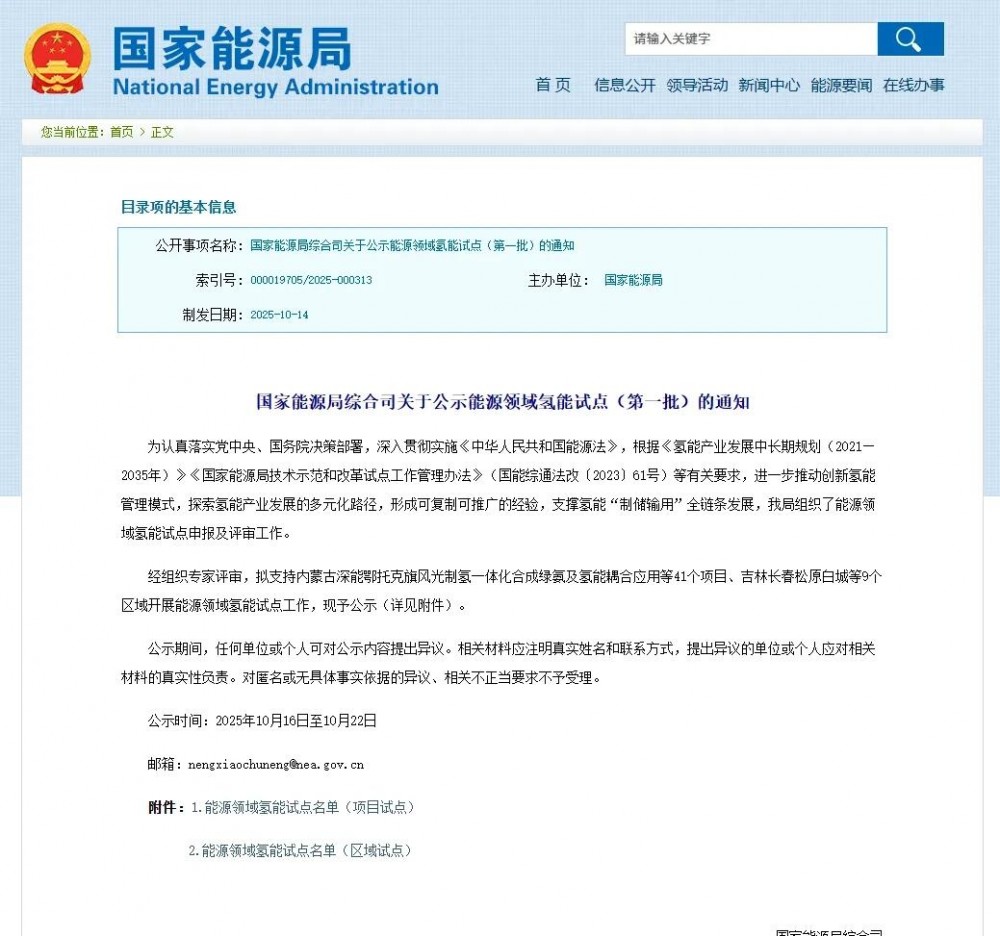 大安规模化风光离网直流制氢创新示范项目入围国家能源局首批氢能试点项目
