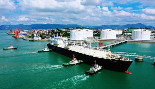 中国海油湄洲湾“绿能港”累计接卸液化天然气超5000万吨