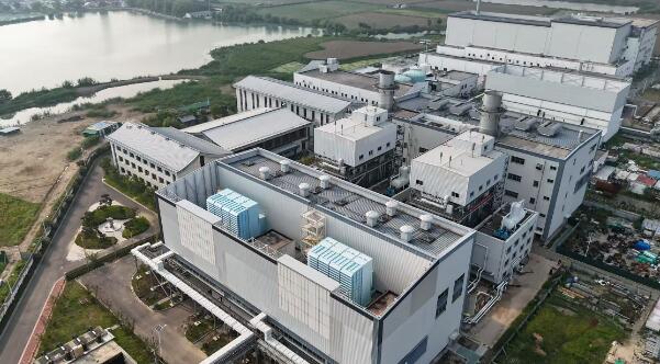 中国能建总承包的苏州吴淞江燃气轮机创新发展示范项目2号联合循环机组投运