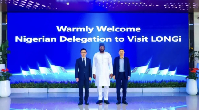 尼日利亚与隆基绿能合作推进本土太阳能电池板制造