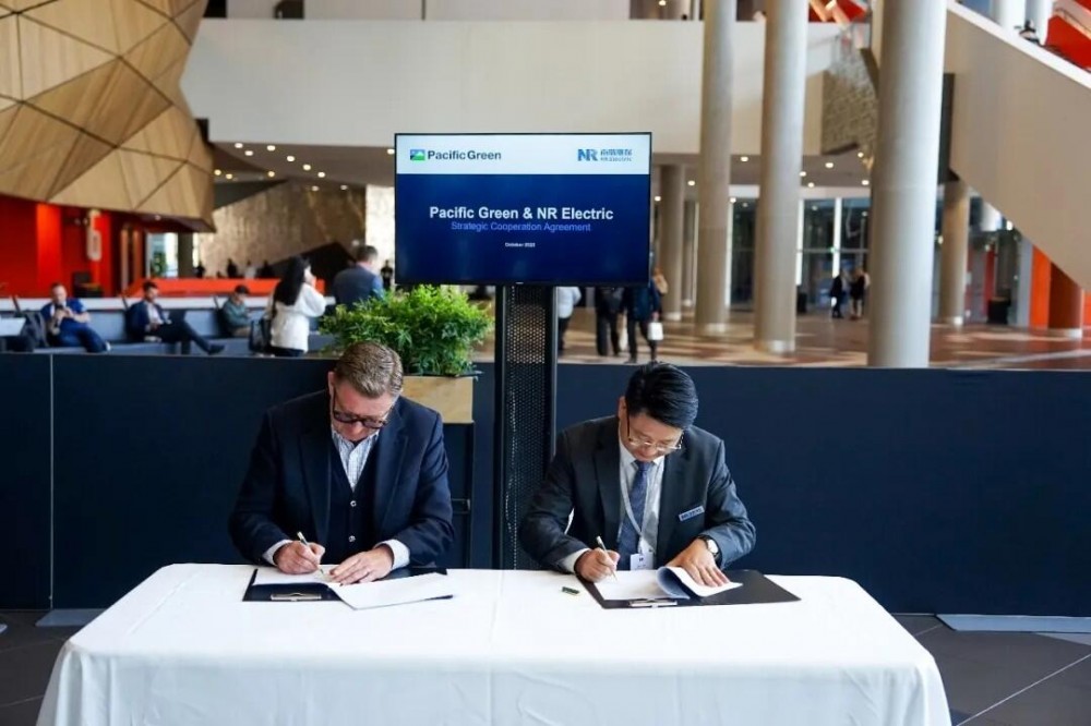 南瑞继保与Pacific Green集团达成全球战略合作，共拓澳大利亚及全球构网型储能市场