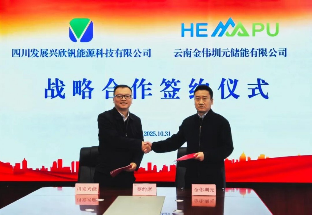 川发兴能与金伟圳元签署战略合作协议