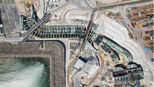 中交四航局顺利完成陆丰核电5、6号机组取水暗涵主体施工