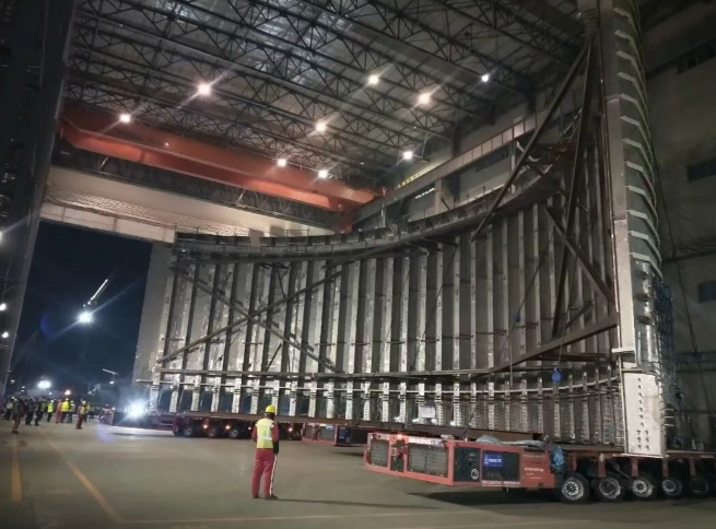 徐大堡核电一期工程完成全部CA大型模块拼装并移交核岛安装