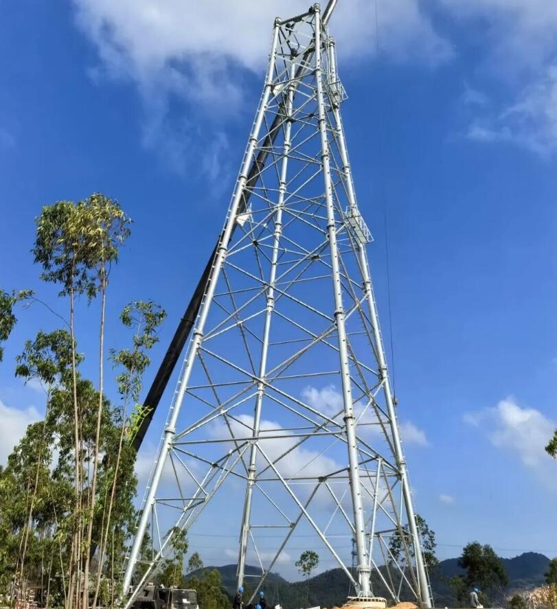 广东500千伏陆丰核电一期接入系统工程（标段三）正式转入铁塔组立阶段
