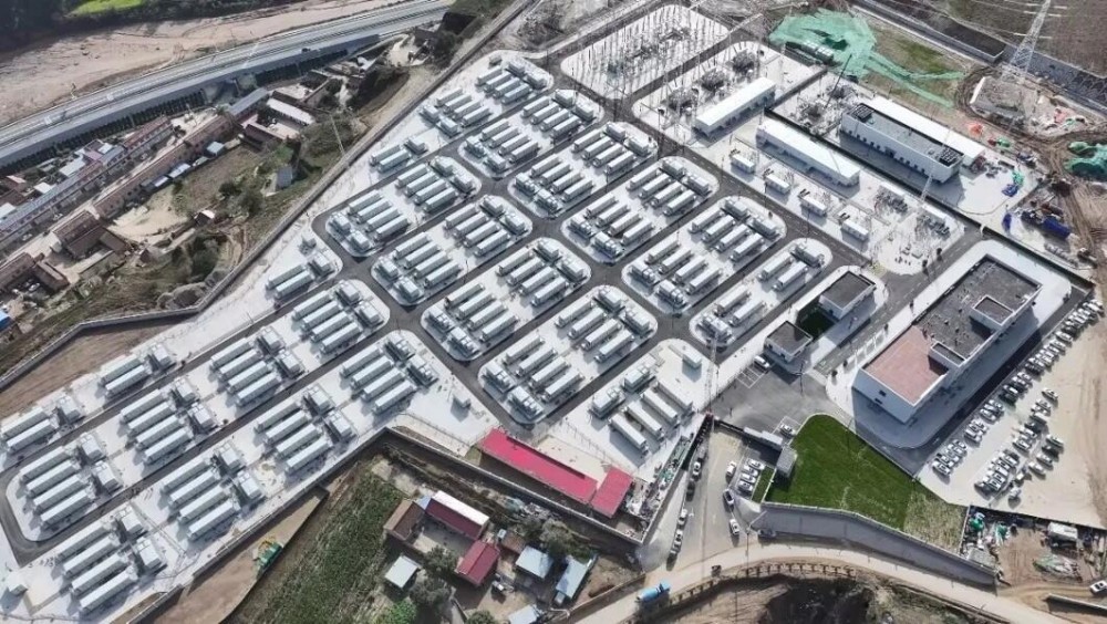 我国在建最大电化学储能项目首批并网成功