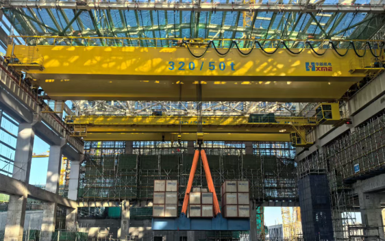 徐大堡核电厂1号机组常规岛主行车载荷试验顺利完成