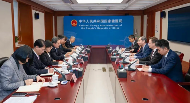 国家能源局主要负责人会见法国电力集团董事长兼首席执行官