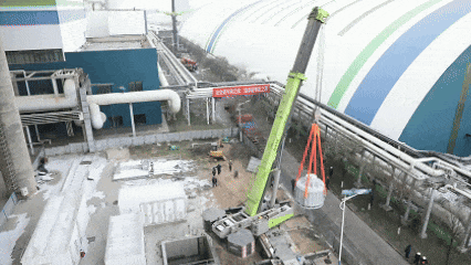 5MW/1000kWh！华能兰州热电公司飞轮储能核心设备组装完成