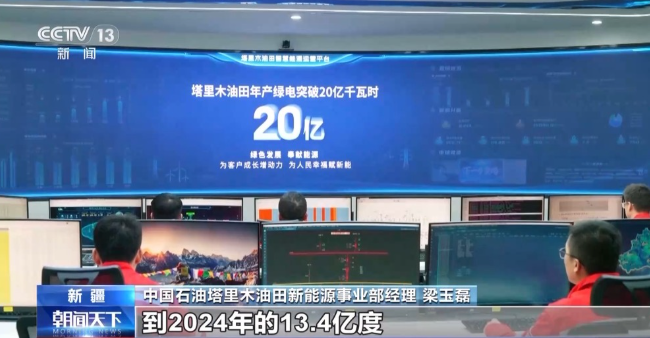 塔里木油田光伏发电量突破20亿度