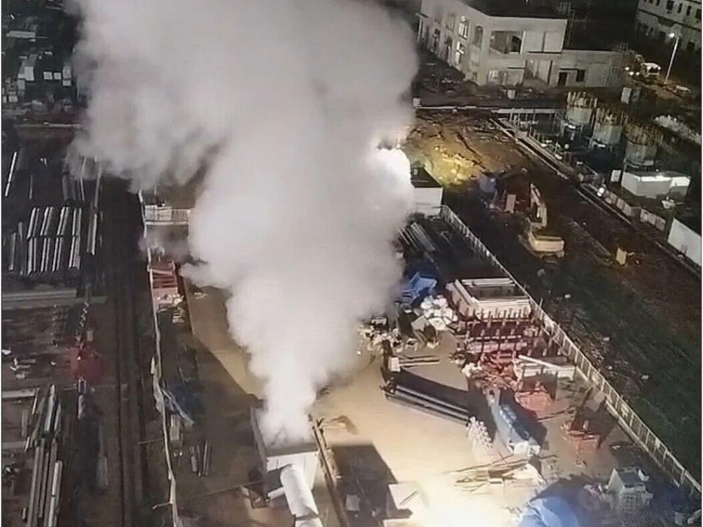 湖南株电项目2号机组锅炉点火吹管圆满完成