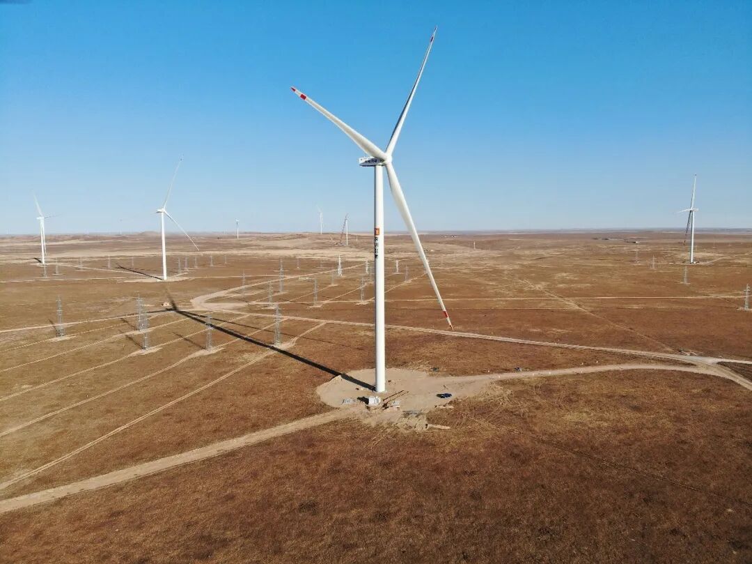 深能北控风光制氢一体化合成绿氨项目成功并网