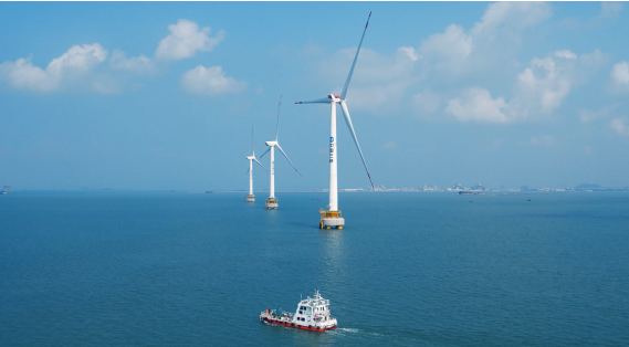 日本长崎16.8MW海上风力发电项目投运