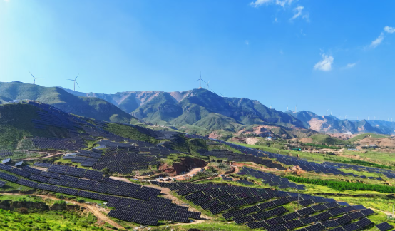 中国国华投资山阴县100MW光伏储氢项目并网发电