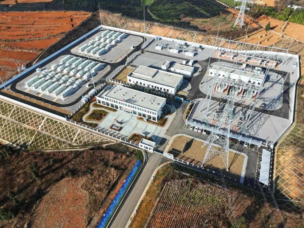 中国电力储能、风电项目接连并网