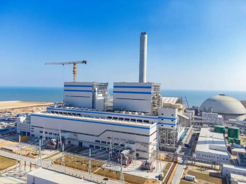 广东粤电惠来项目5号机组顺利完成168小时试运行