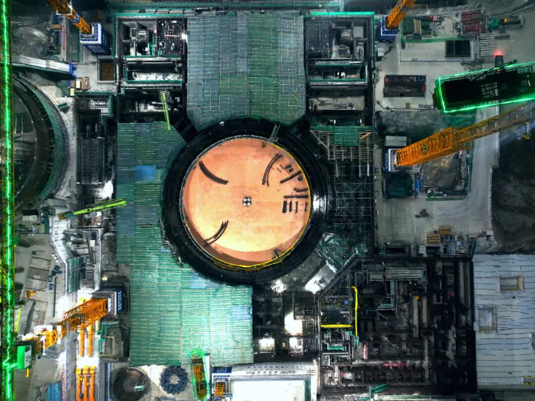 中核华兴承建的三澳核电3号机组核岛周边厂房筏基混凝土浇筑顺利完成