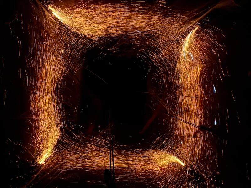 中国能建华东电力试研院中煤鄂州电厂四期扩建工程7号机组锅炉动力场试验完成