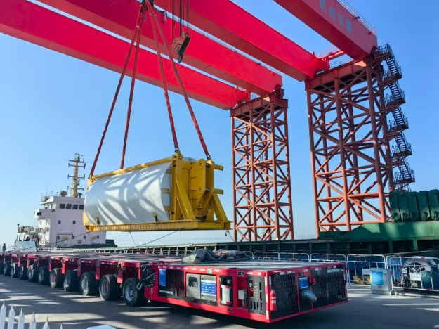 徐大堡核电厂1号机组反应堆堆内构件顺利发运到场