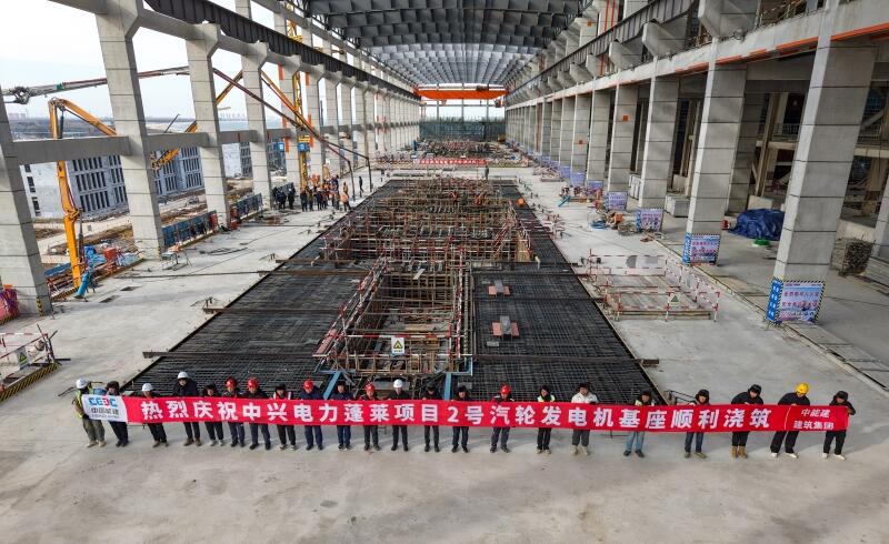 山东蓬莱百万项目一周实现两大节点突破