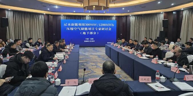 辽水新能朝阳压缩空气储能项目可研报告研讨会顺利召开