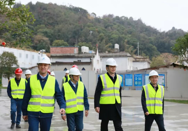 华能集团公司副总经理李启钊到华能霞浦核电公司调研