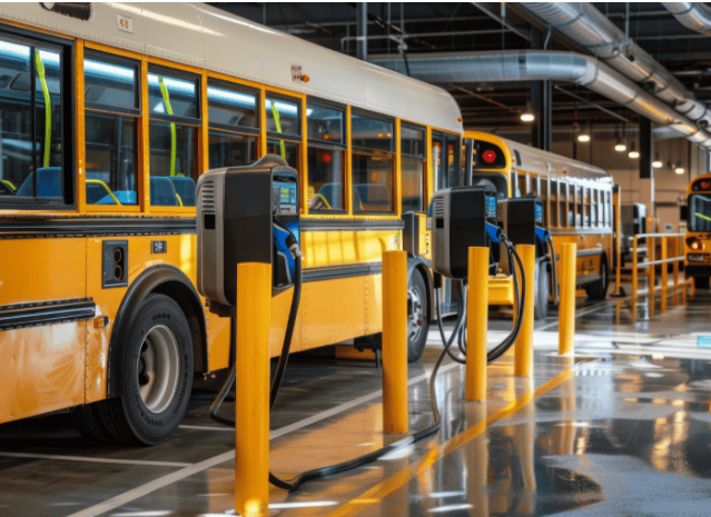 波士顿公立学校安装105个电动巴士充电站推进校车电动化